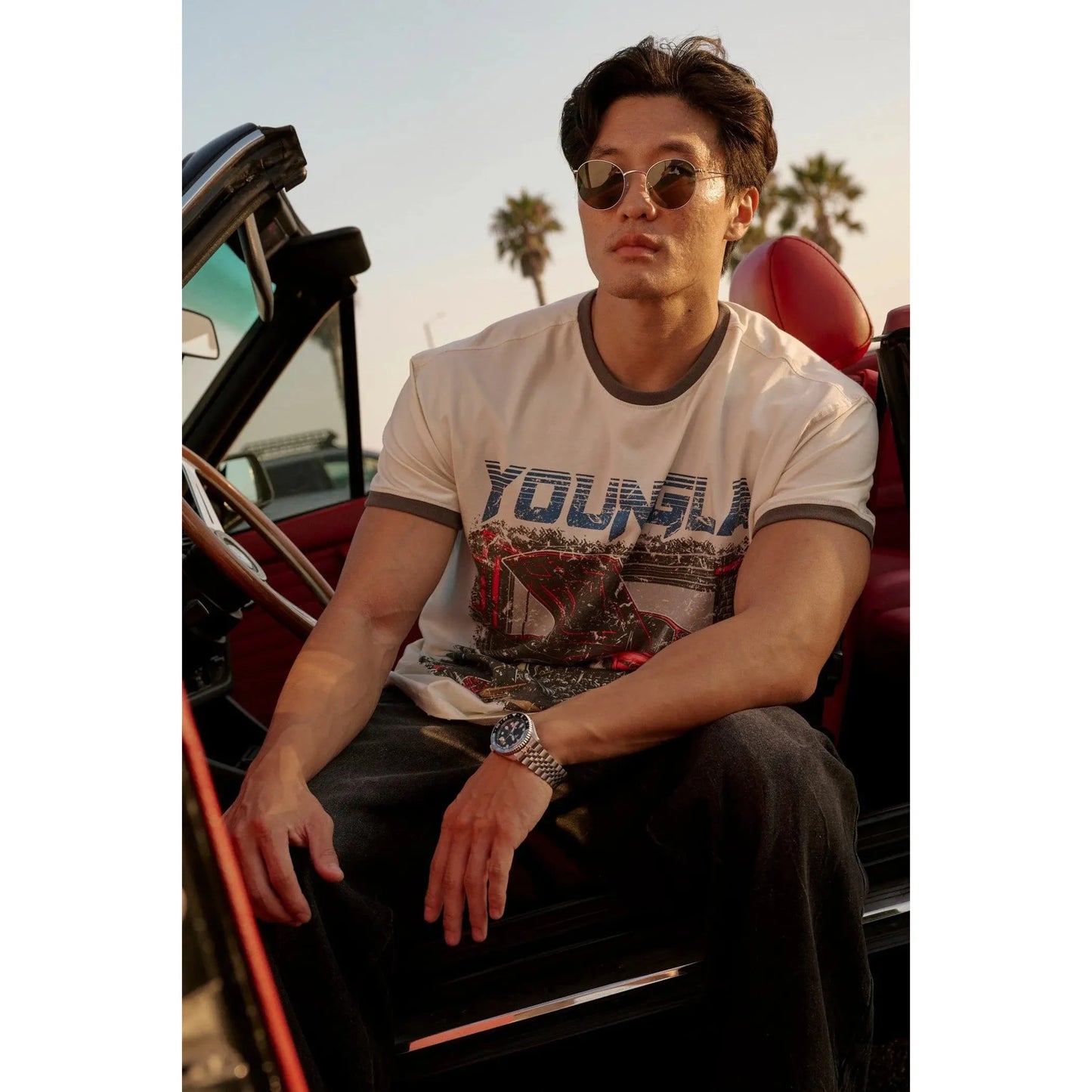4033 RETRO RINGER TEES
