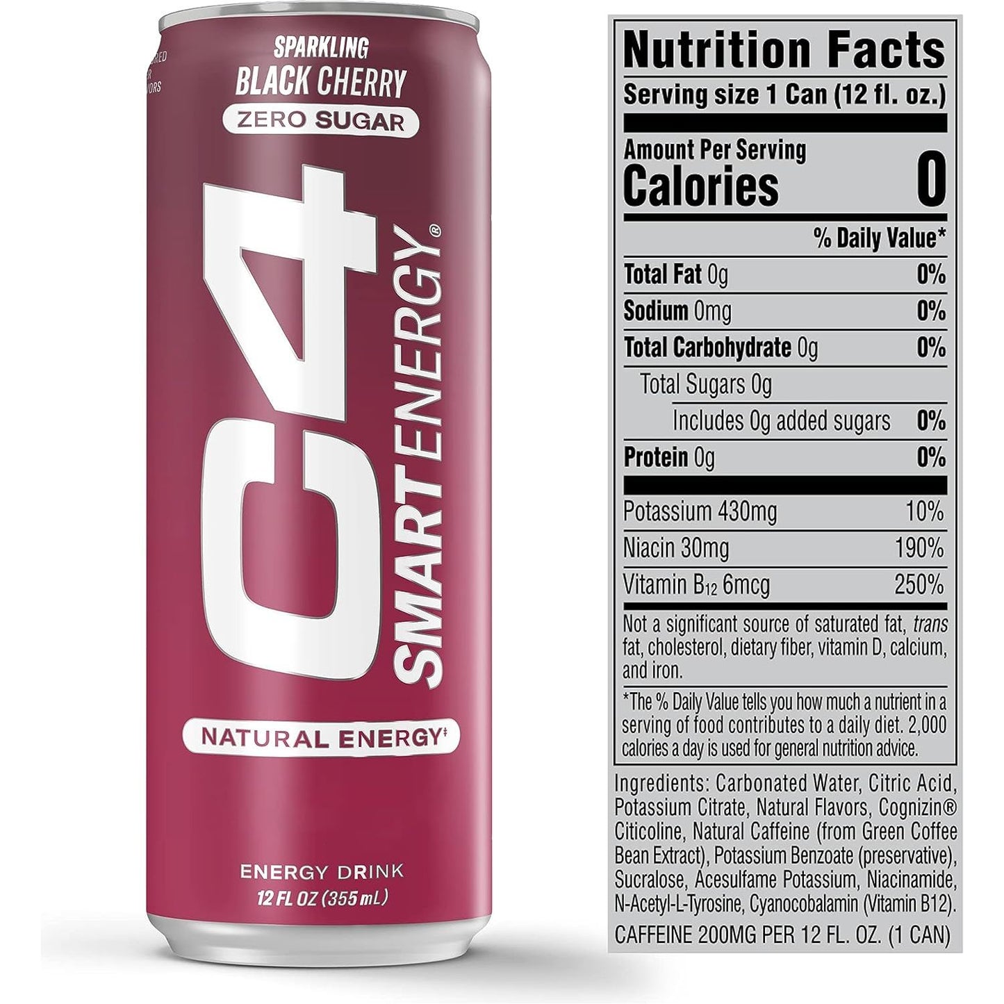 C4 Energy Smart Bebida Pack 12 Latas - Suplefit Mx