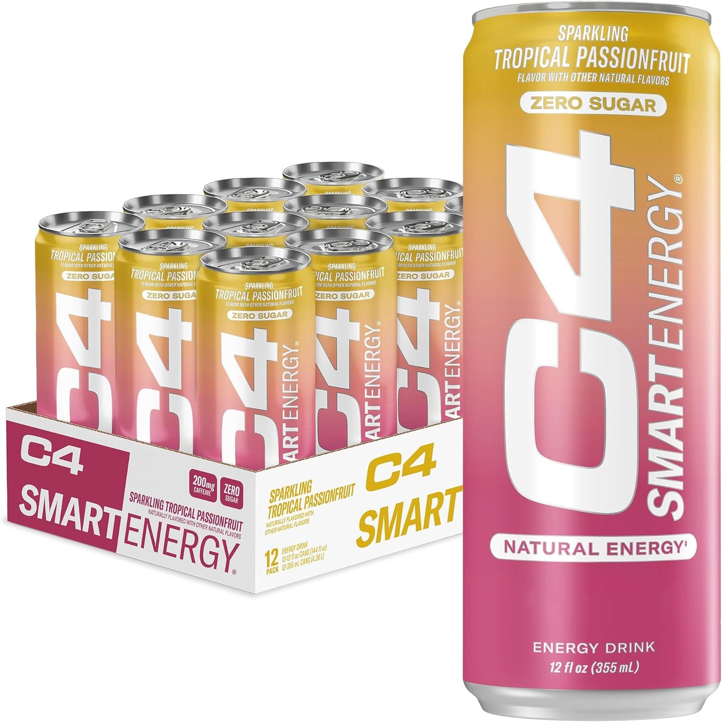 C4 Energy Smart Bebida Pack 12 Latas - Suplefit Mx