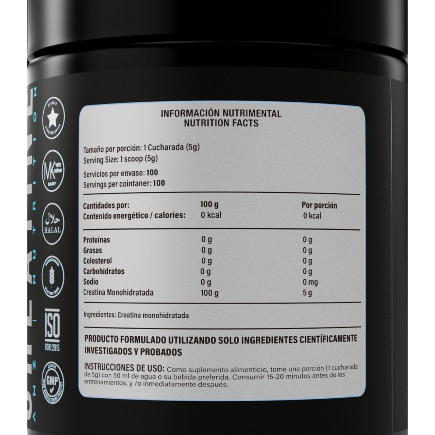 Creatina Monohidratada - Suplefit Mx