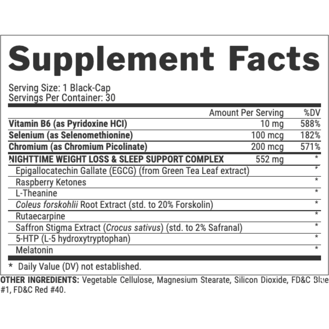 Lipo 6 Black Nighttime Ultra Concentrado - Suplefit Mx