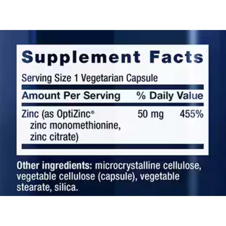 Zinc 50mg - Suplefit Mx