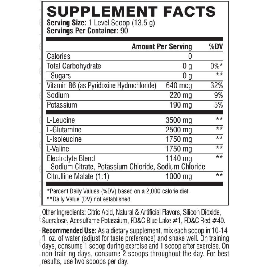 Aminoácidos Bcaa 1.2 Kg - Suplefit Mx