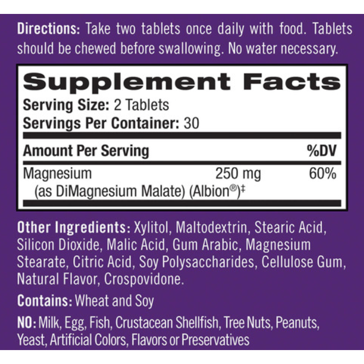 Magnesio 250mg - Suplefit Mx
