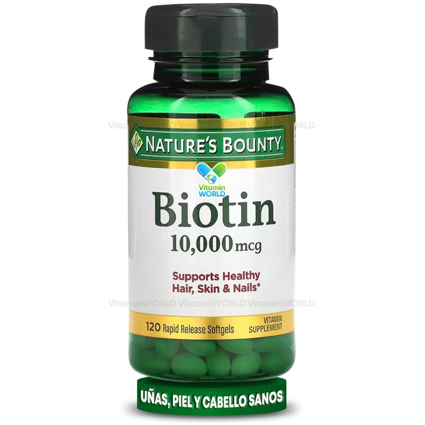 Biotina 10,000mcg - Suplefit Mx