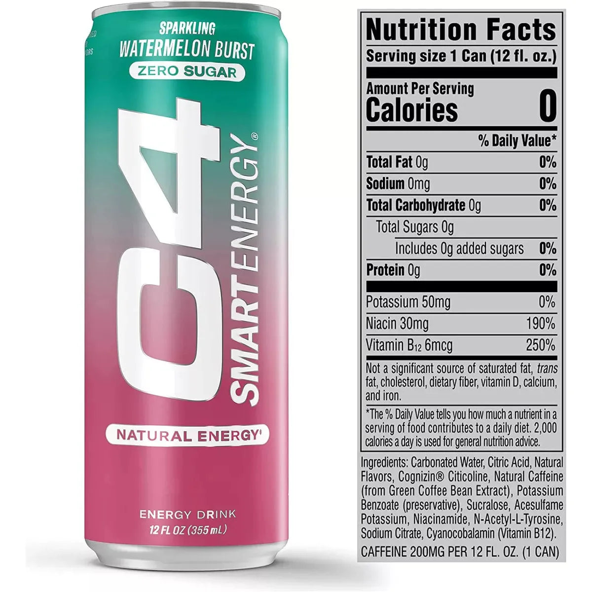 C4 Energy Smart Bebida Pack 12 Latas - Suplefit Mx