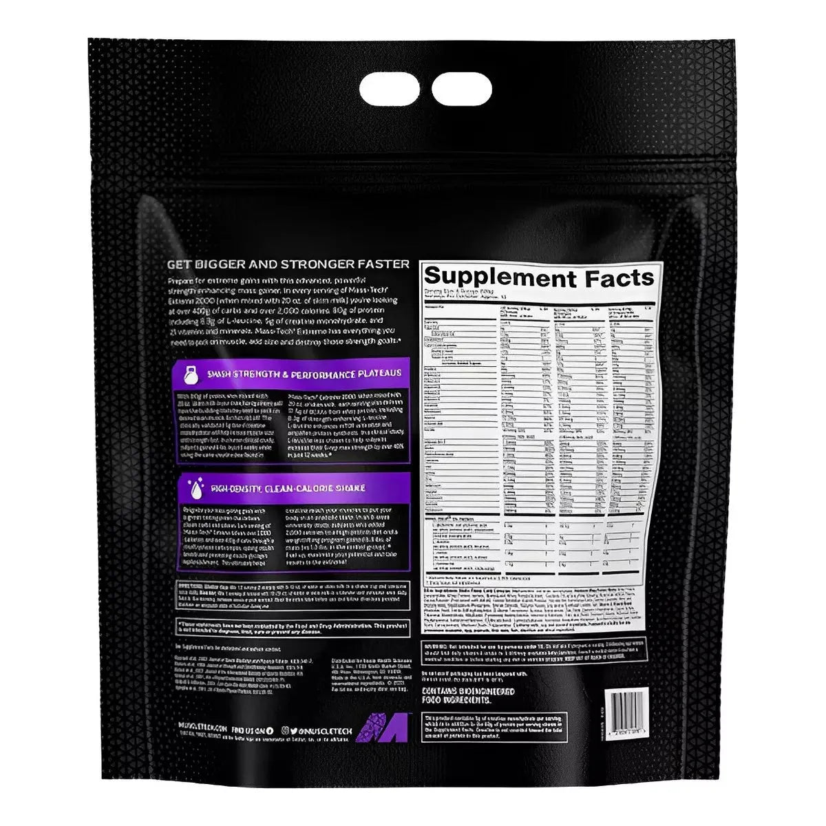 Mass Tech Extreme 2000 6LB Protein Mass Gainer