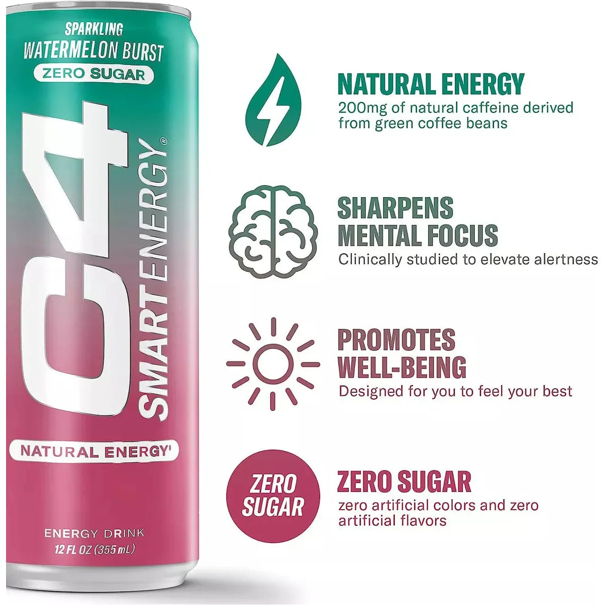 C4 Energy Smart Bebida Pack 12 Latas - Suplefit Mx