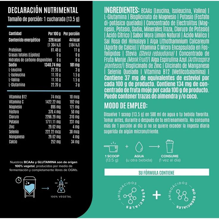 BCAAs & GLUTAMINA - Suplefit Mx