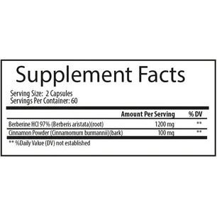 BERBERINE + CINNAMON 120 CAPS