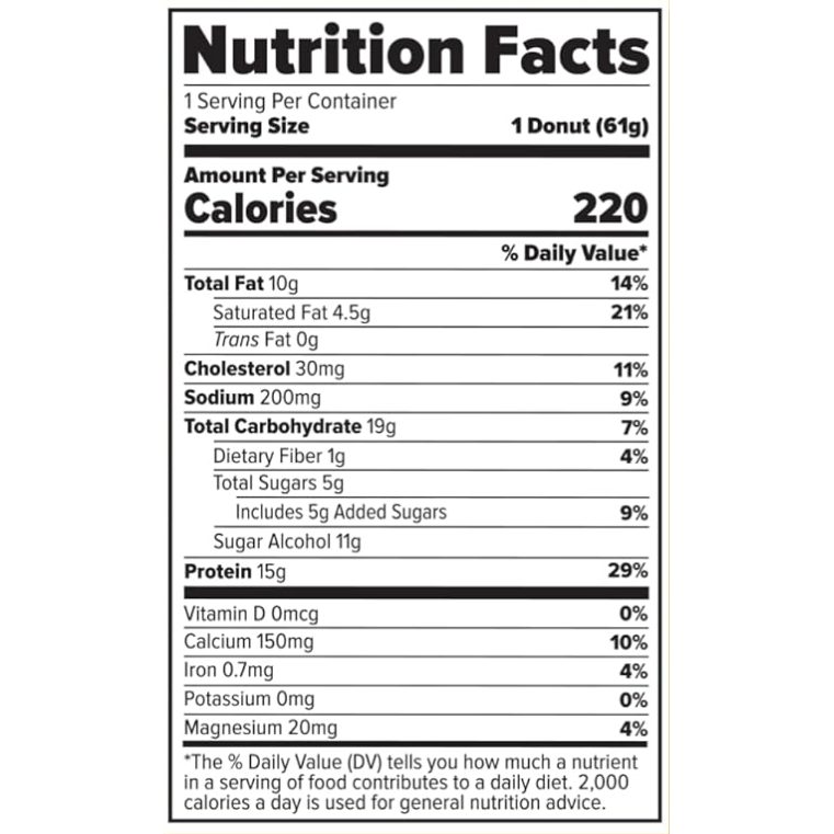 PROTEIN DONUT 8 PACK - Suplefit Mx