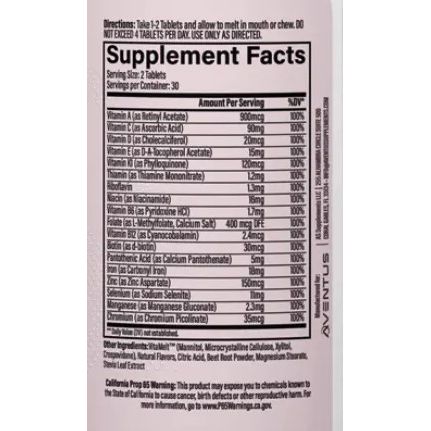 WOMENS MULTIVITAMINS 60 CAPSULAS CHERRY - Suplefit Mx