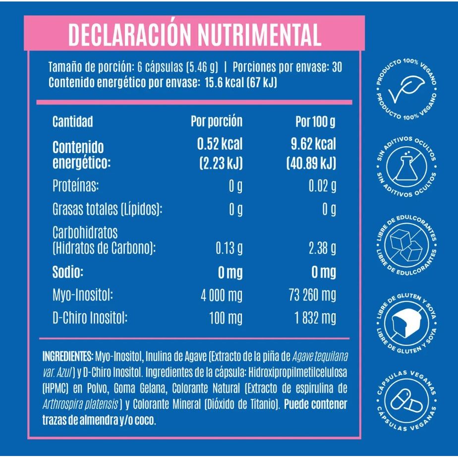 MYO & D-CHIRO INOSITOL - Suplefit Mx