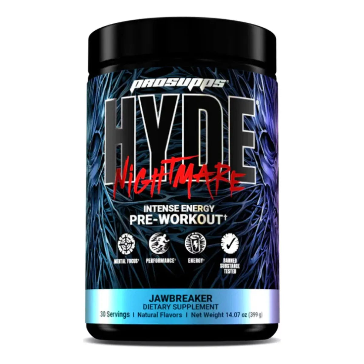 Hyde Nightmare Intense Energy Pre-Workout 30 servicios