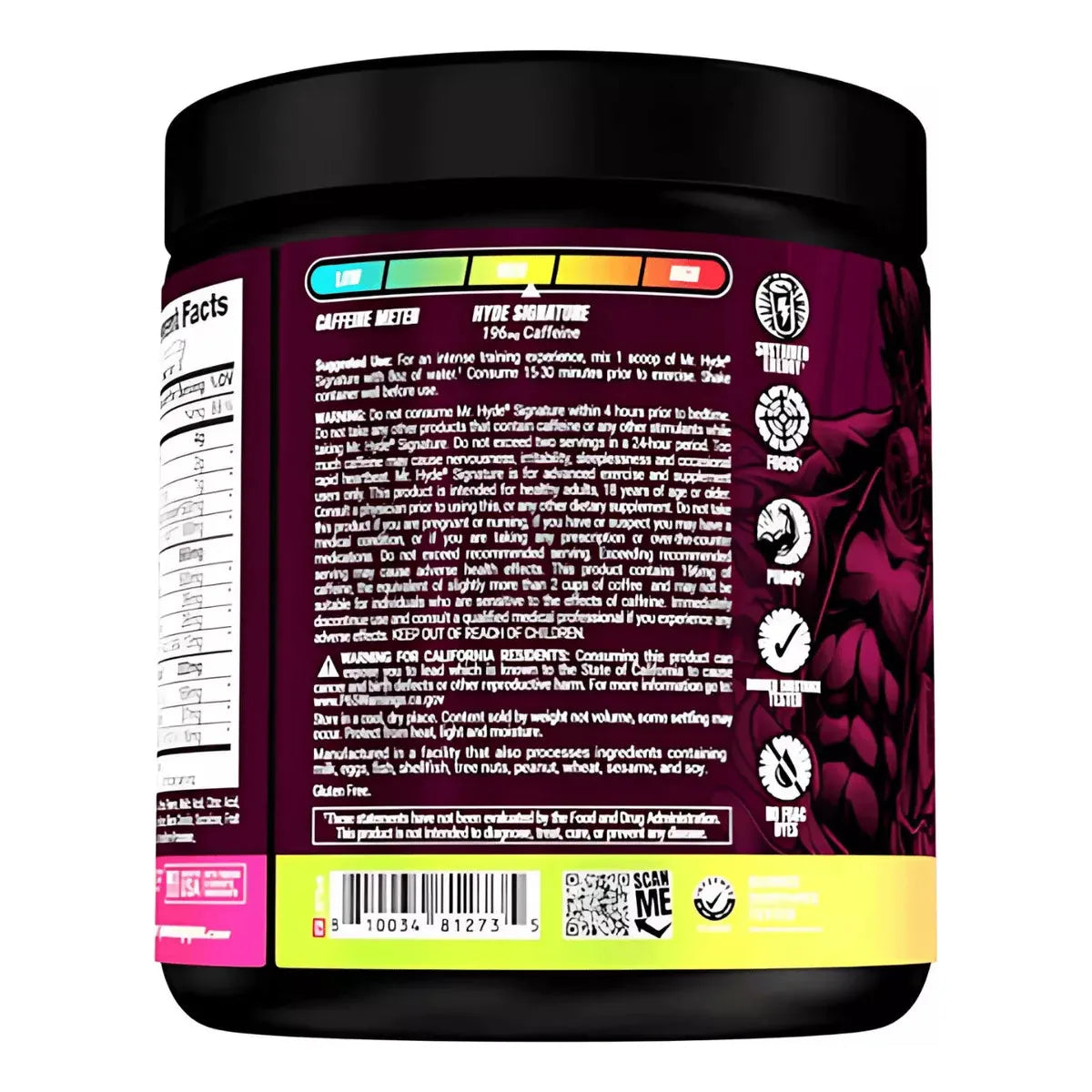 Mr Hyde Signature Pre-Workout 30 Servicios