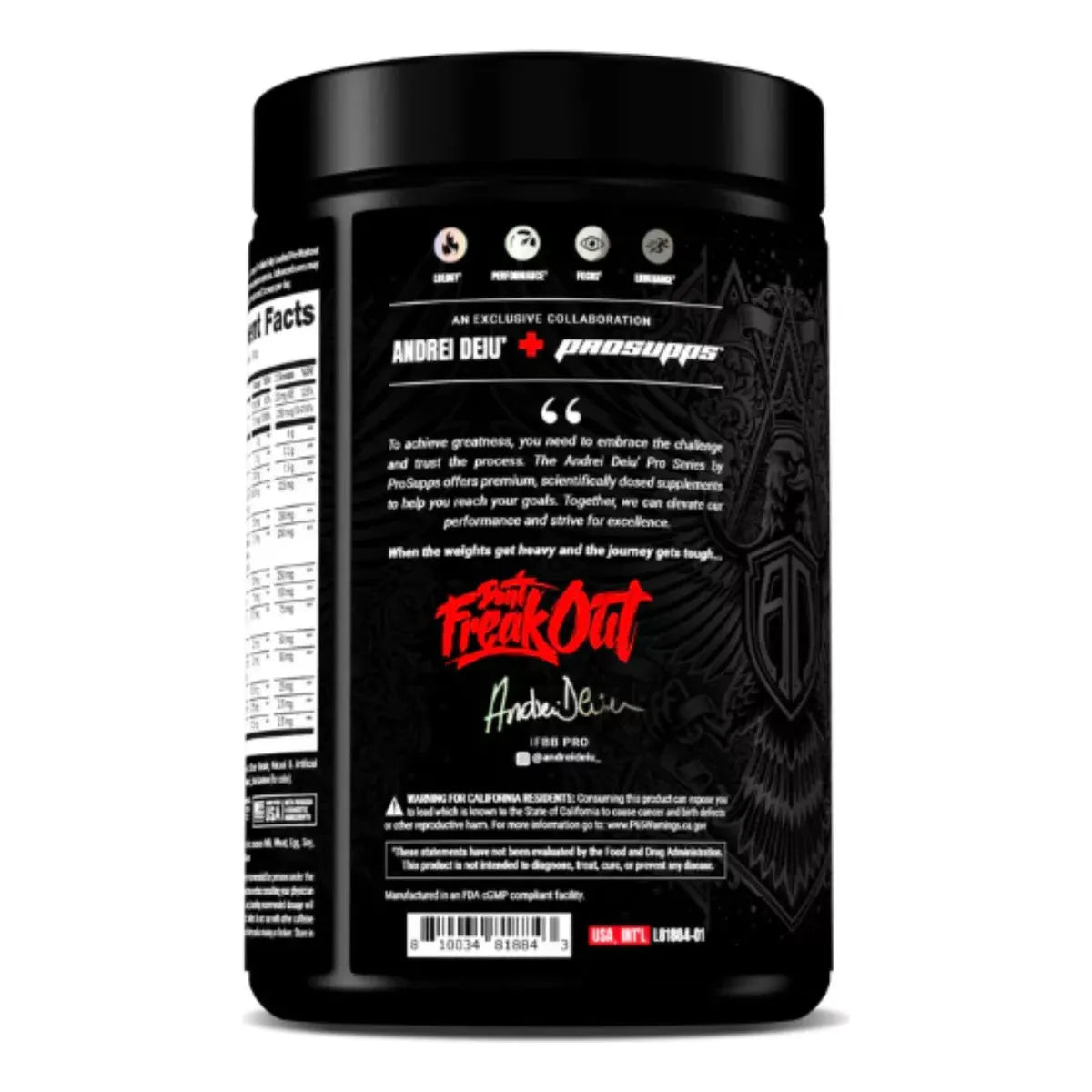 Pro Sereies Infinite Pre-Workout Andrei Deiu 40 servicios