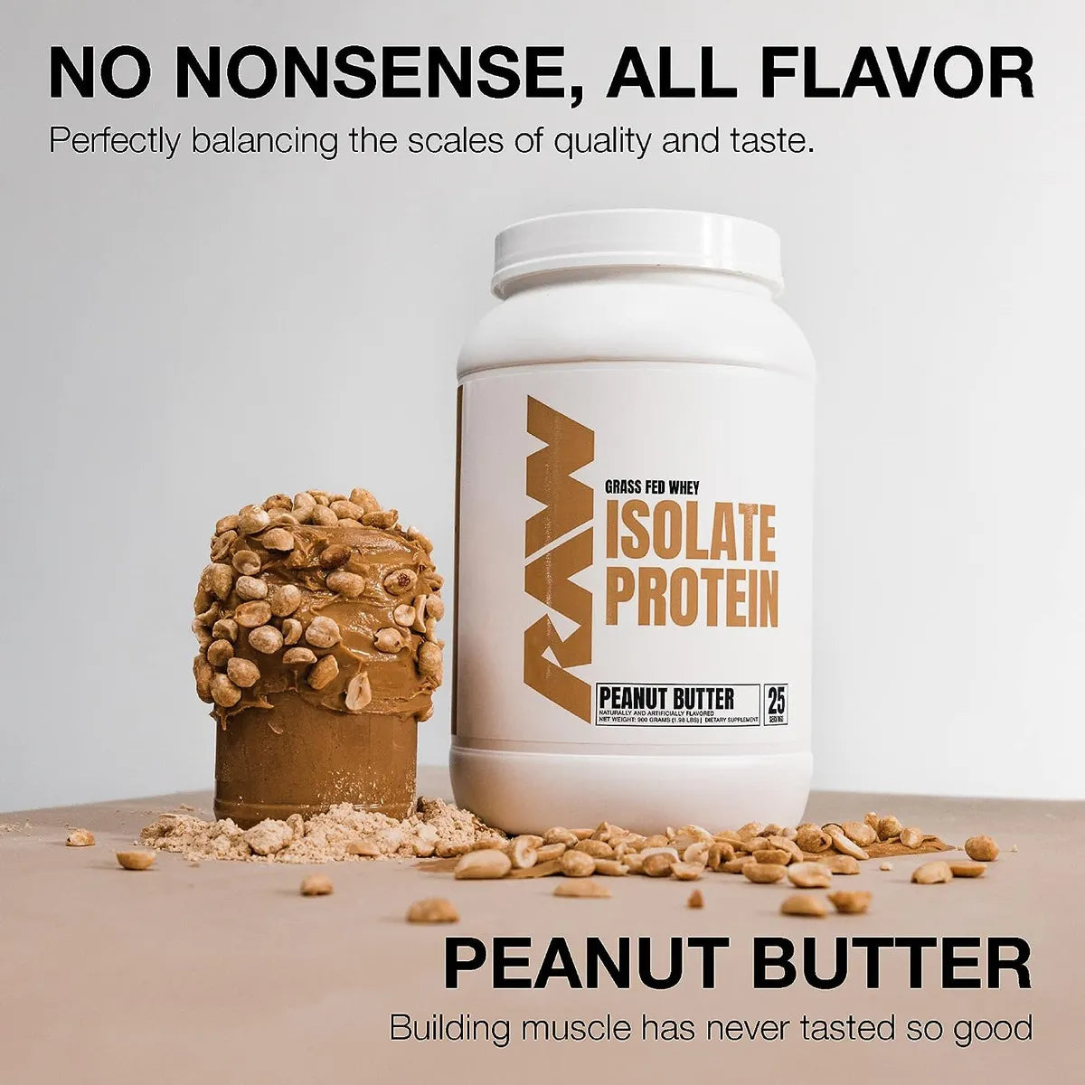 Grass Fed Whey Isolate Protein 25 Servicios - Suplefit Mx