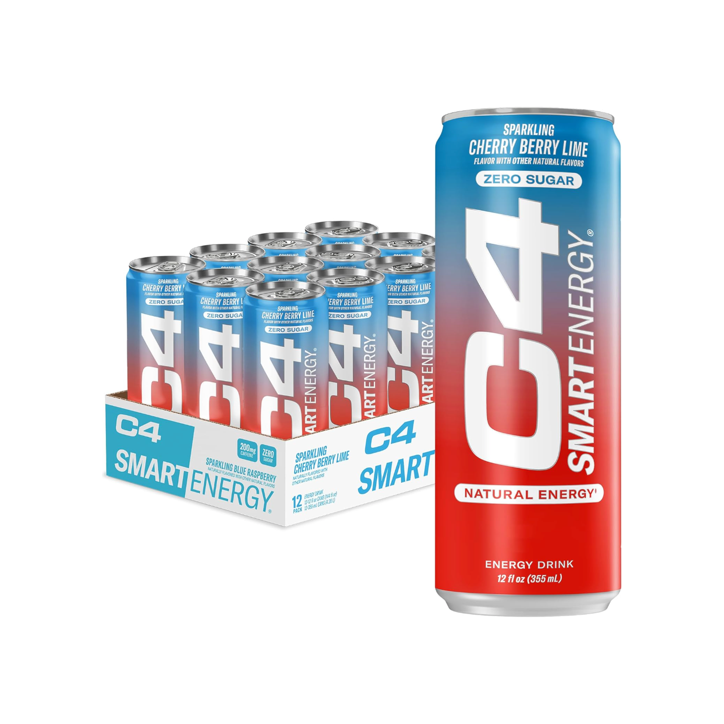 C4 Energy Smart Bebida Pack 12 Latas - Suplefit Mx