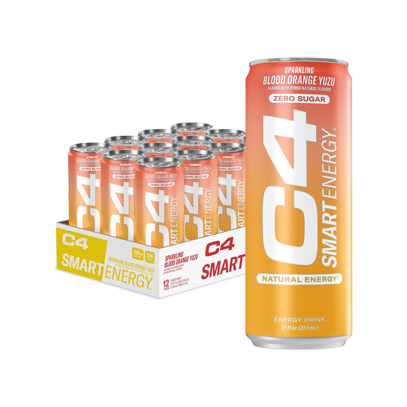 C4 Energy Smart Bebida Pack 12 Latas - Suplefit Mx