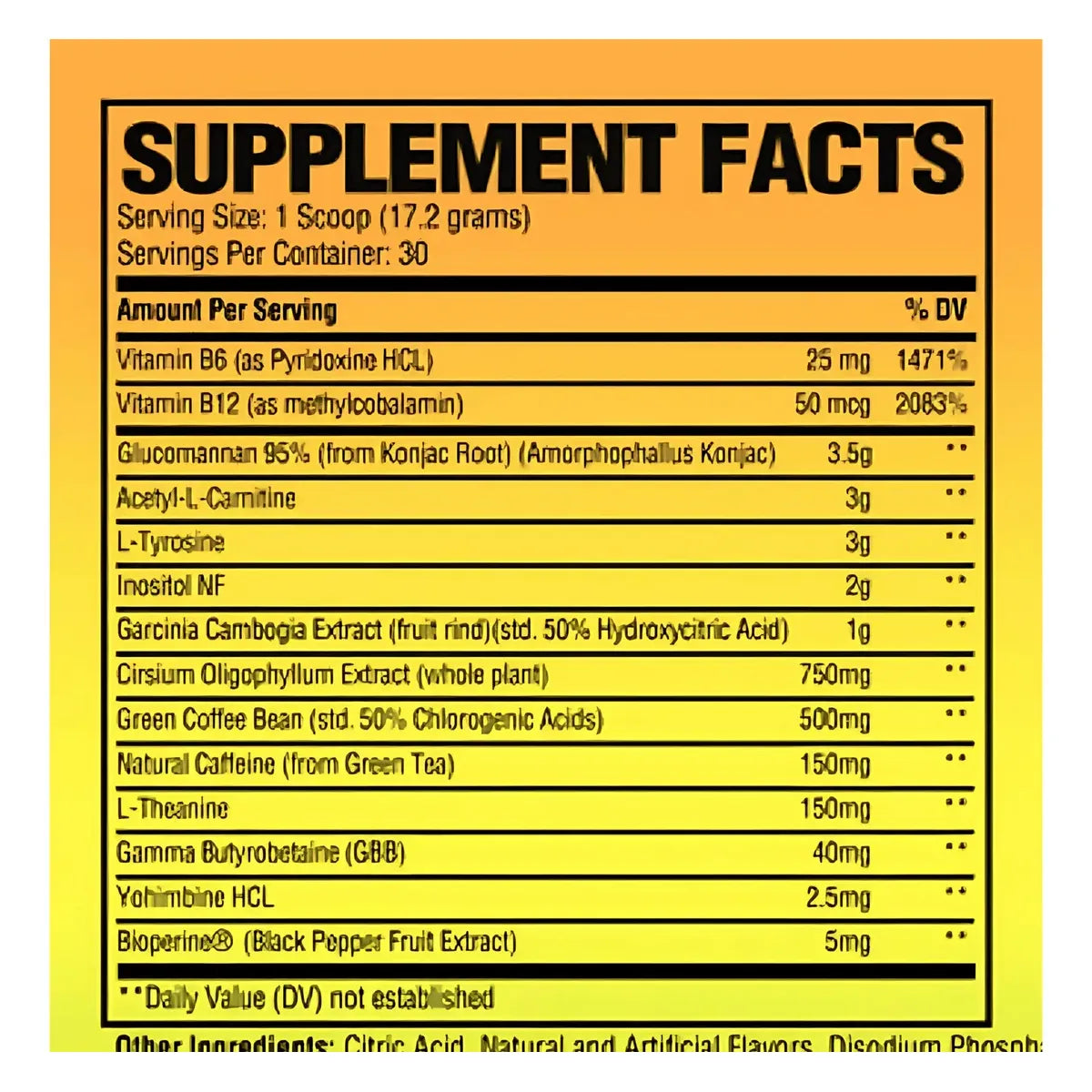 Burn Thermogenic Powder 30 servicios - Suplefit Mx