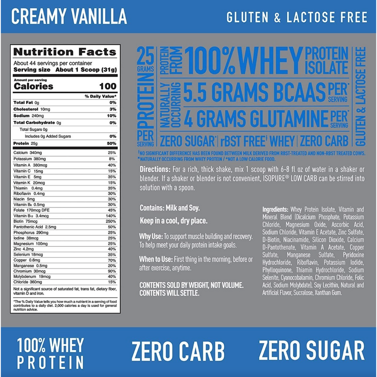 Zero Carb Protein 3LB - Suplefit Mx