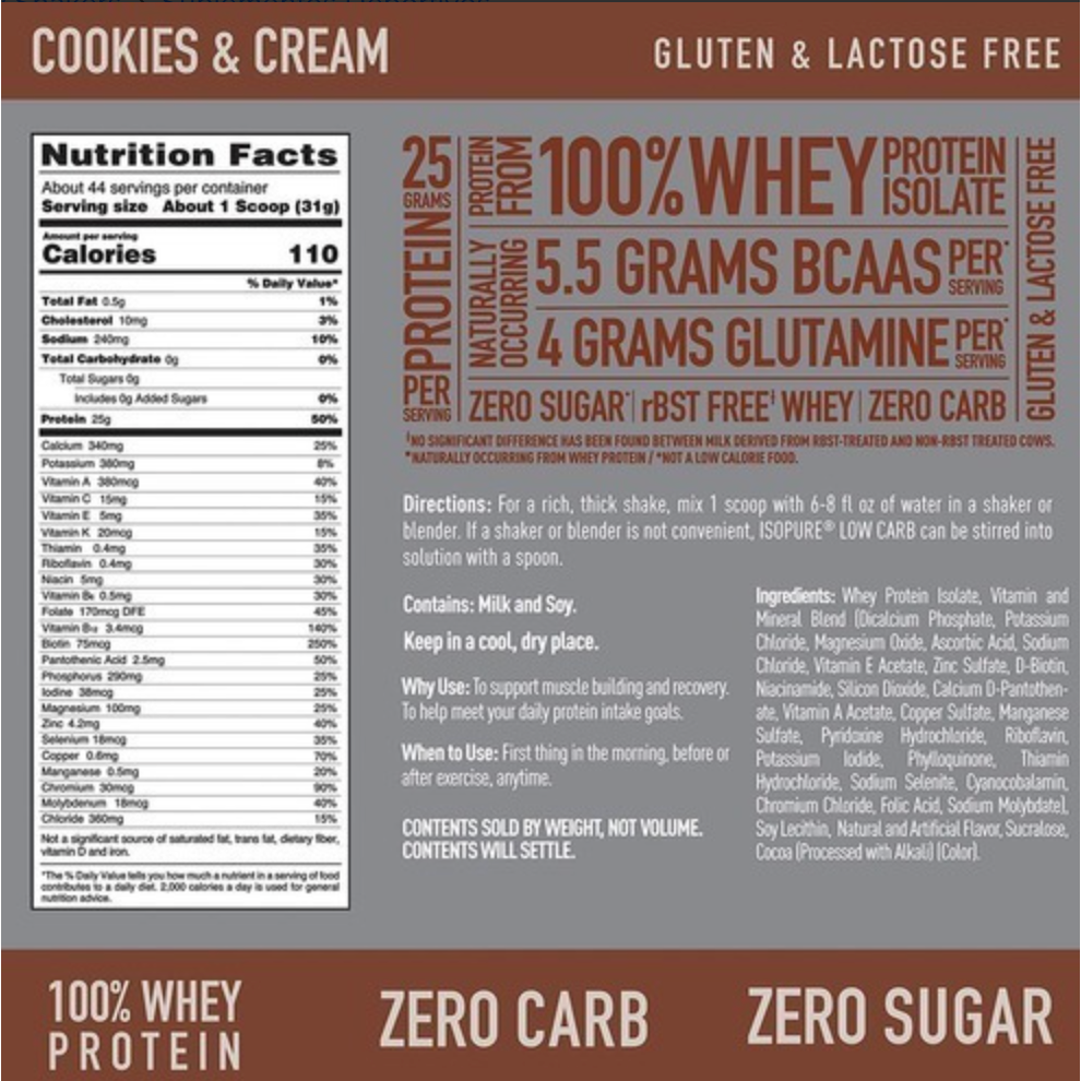 Zero Carb Protein 3LB - Suplefit Mx