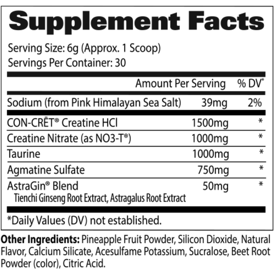 Creatina HCI+ - Suplefit Mx