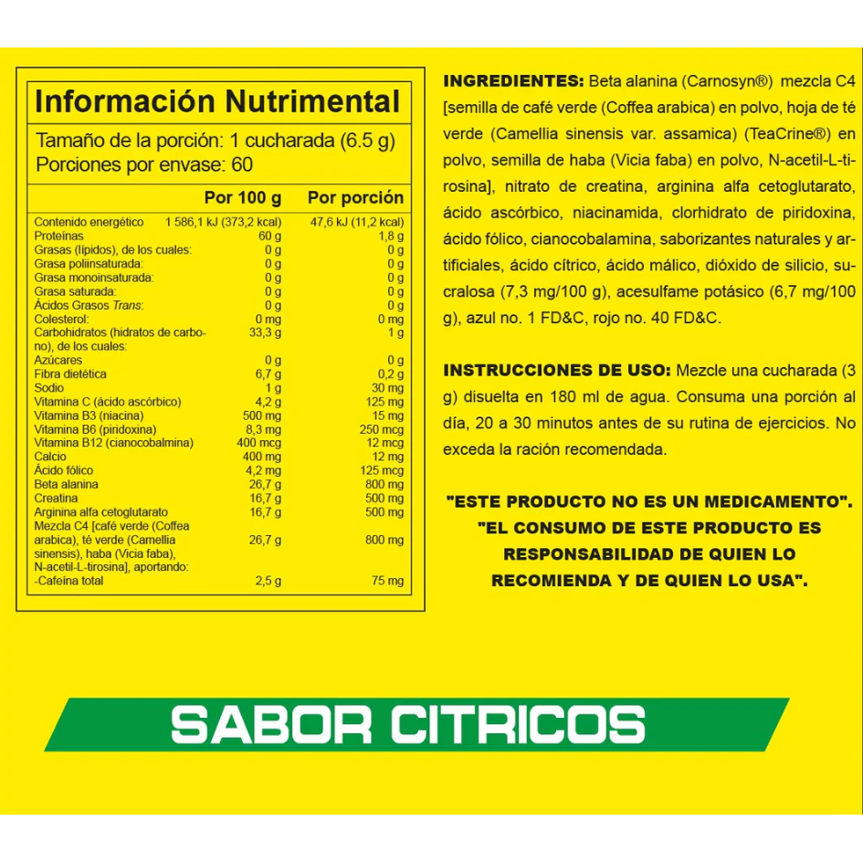 C4 60 Servicios - Suplefit Mx
