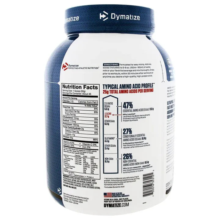 ISO 100 HYDROLIZED 3LB