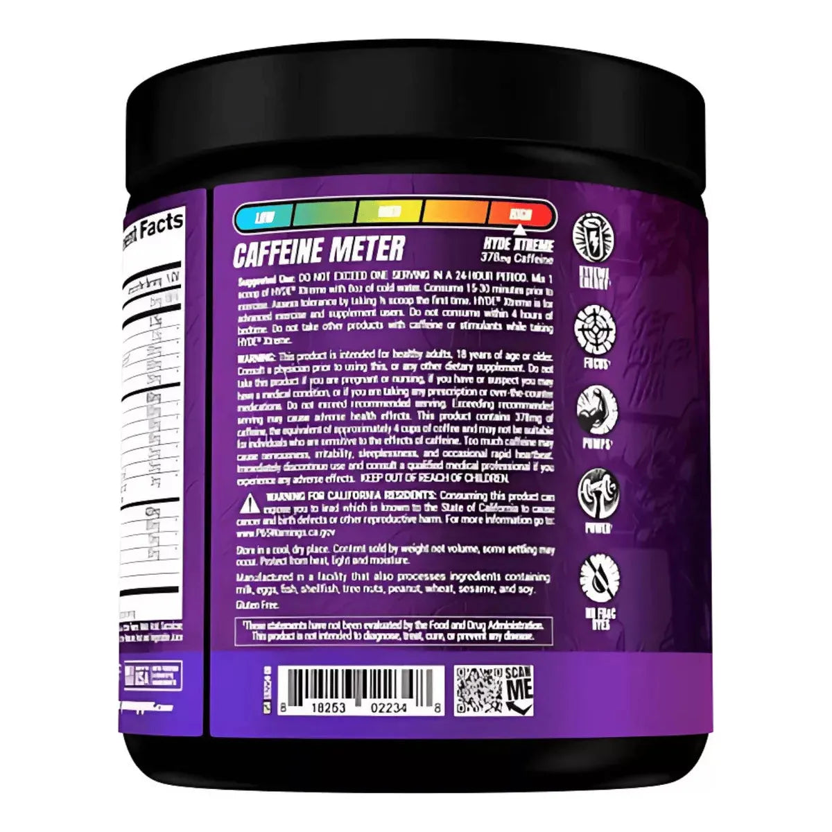 Hyde Xtreme Pre-Workout 30 servicios
