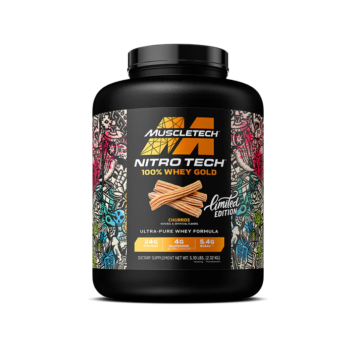 Nitro Tech 100% WHEY Gold - Suplefit Mx