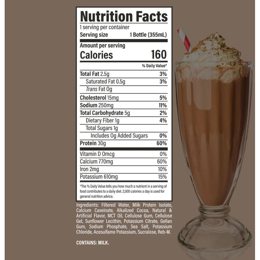 Grass-Fed Isolate Protein Ready to Drink 12 Pack