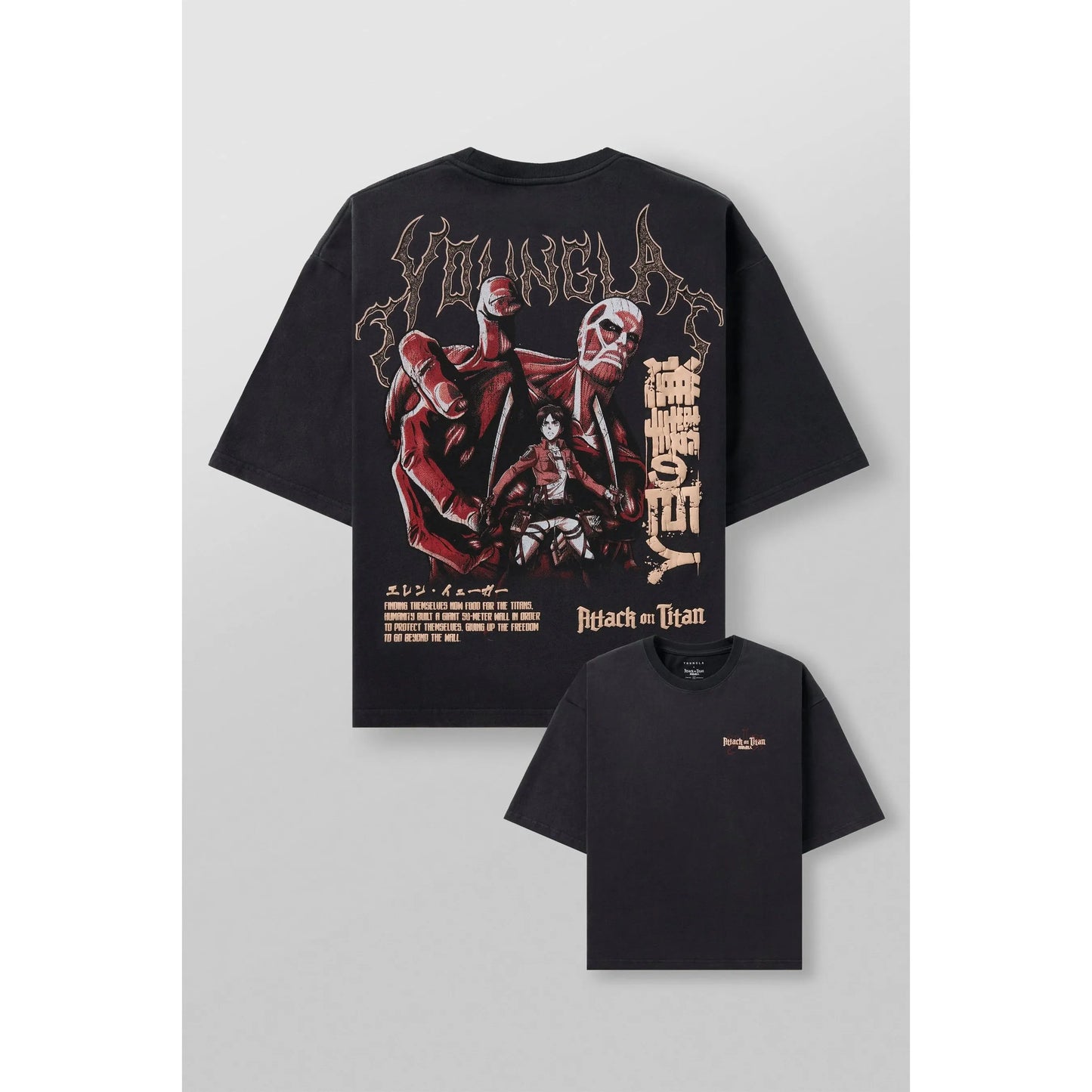 4186 - AOT© X YLA CROPPED TEES