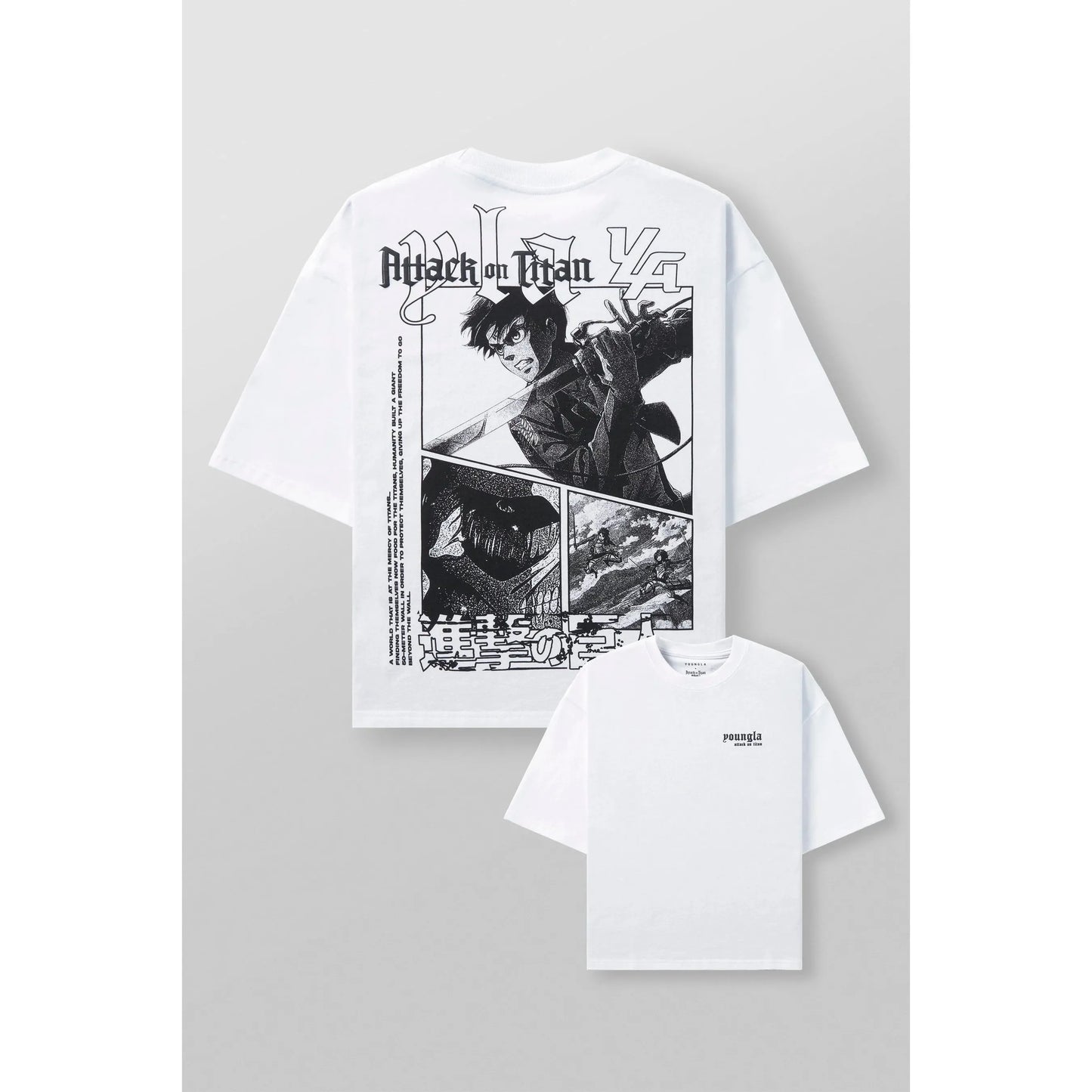 4186 - AOT© X YLA CROPPED TEES