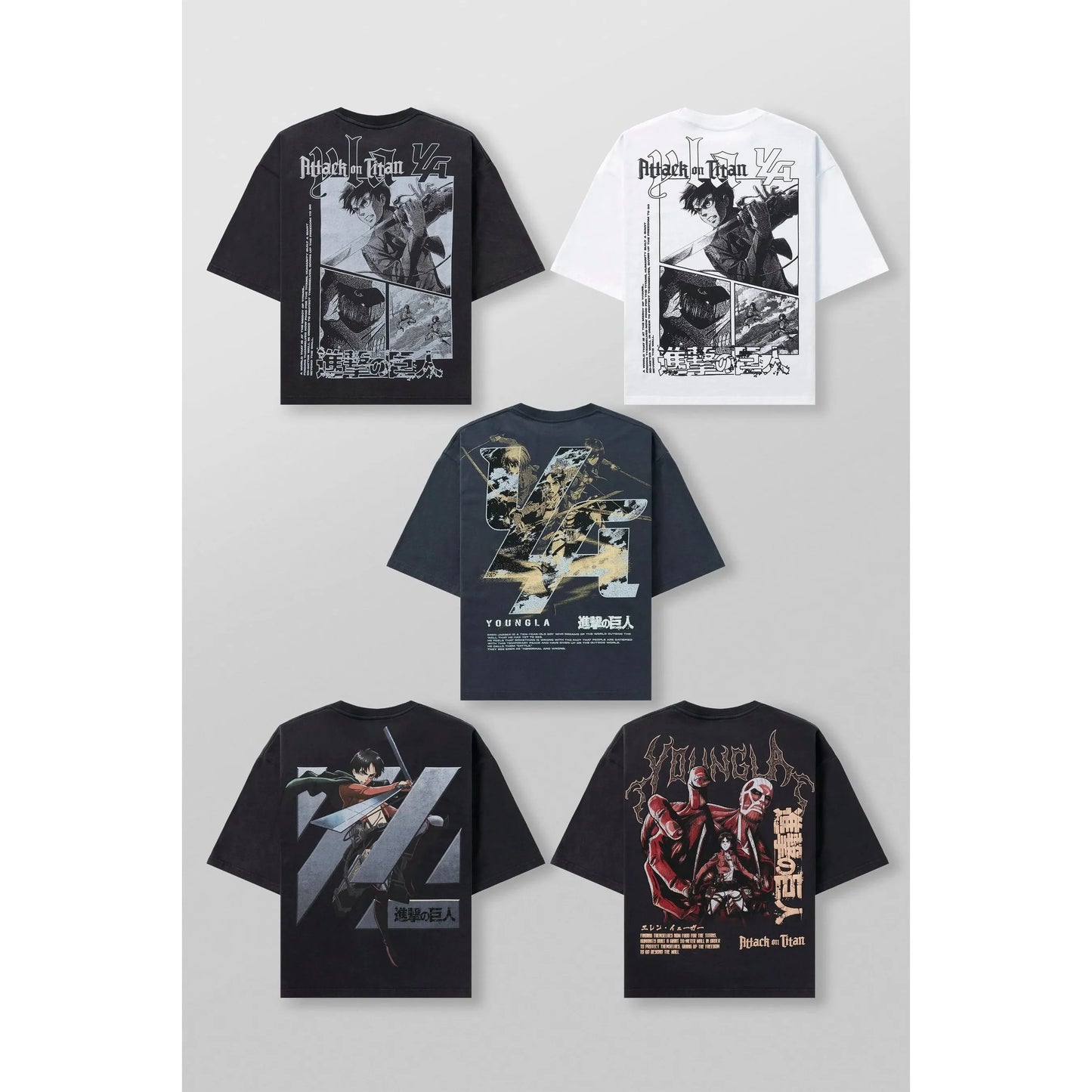 4186 - AOT© X YLA CROPPED TEES