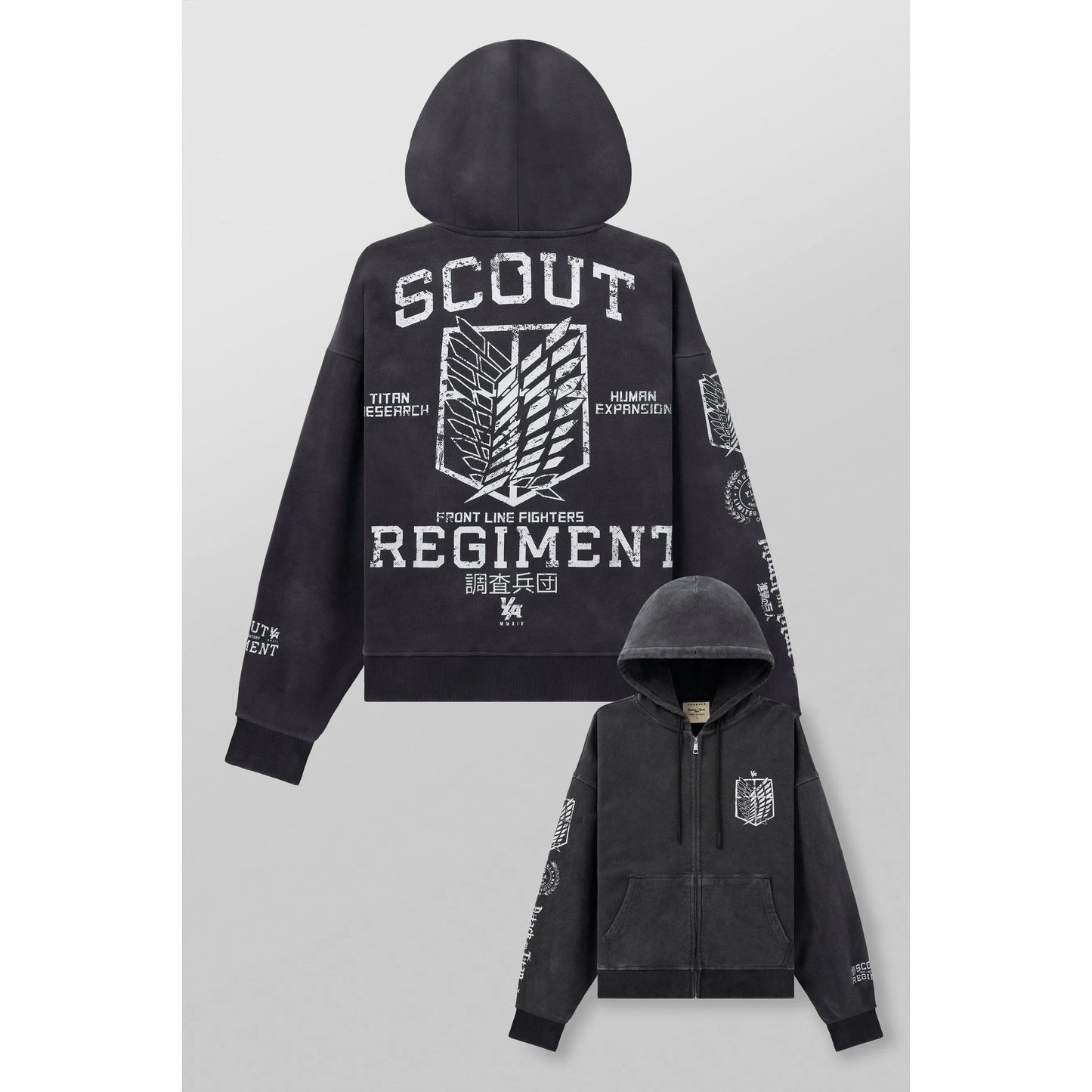 5138 AOT© x YLA ZIP-UP HOODIES
