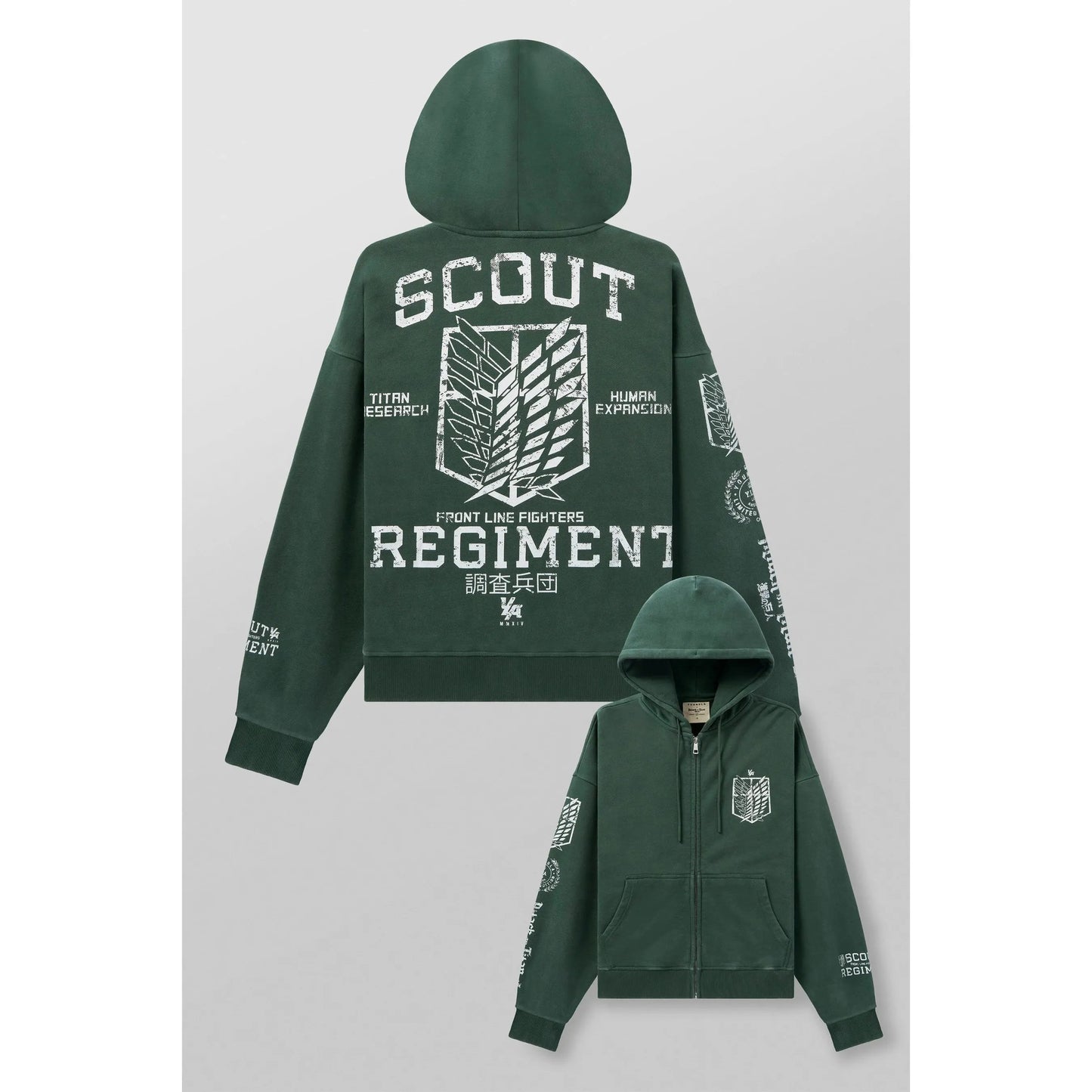5138 AOT© x YLA ZIP-UP HOODIES