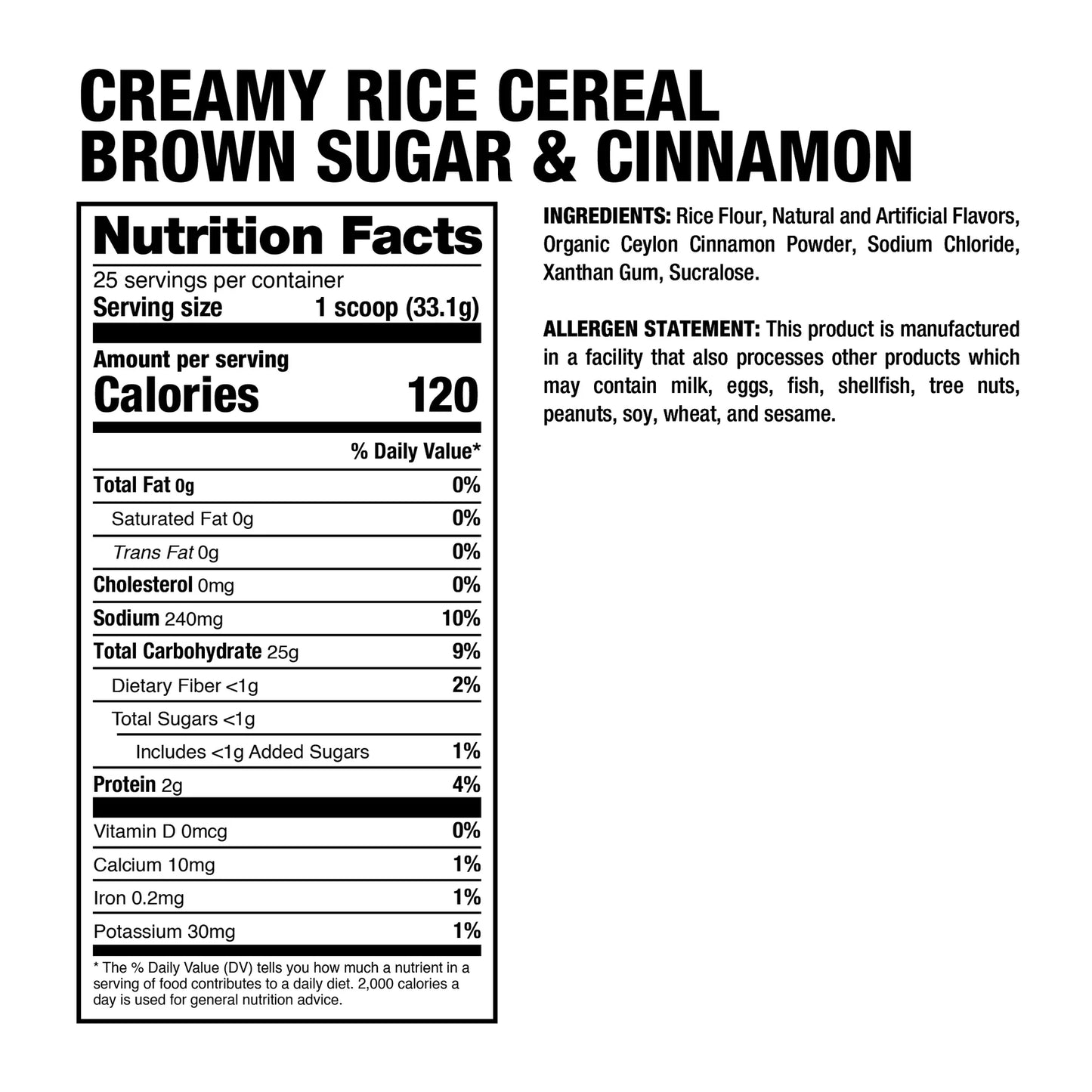 Creamy Rice Dragon Pharma - Cereal de Arroz Instantaneo 25 Servicios