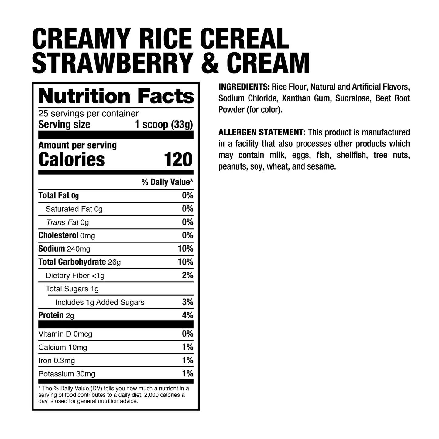 Creamy Rice Dragon Pharma - Cereal de Arroz Instantaneo 25 Servicios