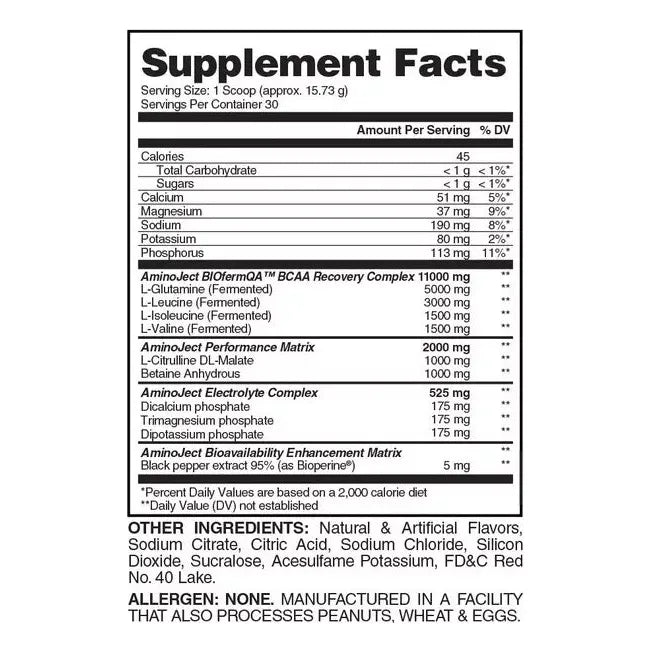 AminoJect 30 servicios