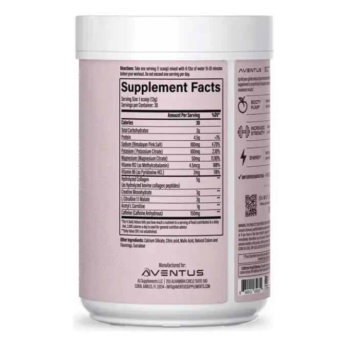 BOOTY PUMP PREMIUM PRE-ENTRENO 390G - Suplefit Mx