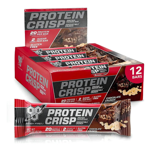 BARRA PROTEICA BSN PROTEIN CRISP 12 PACK - Suplefit Mx