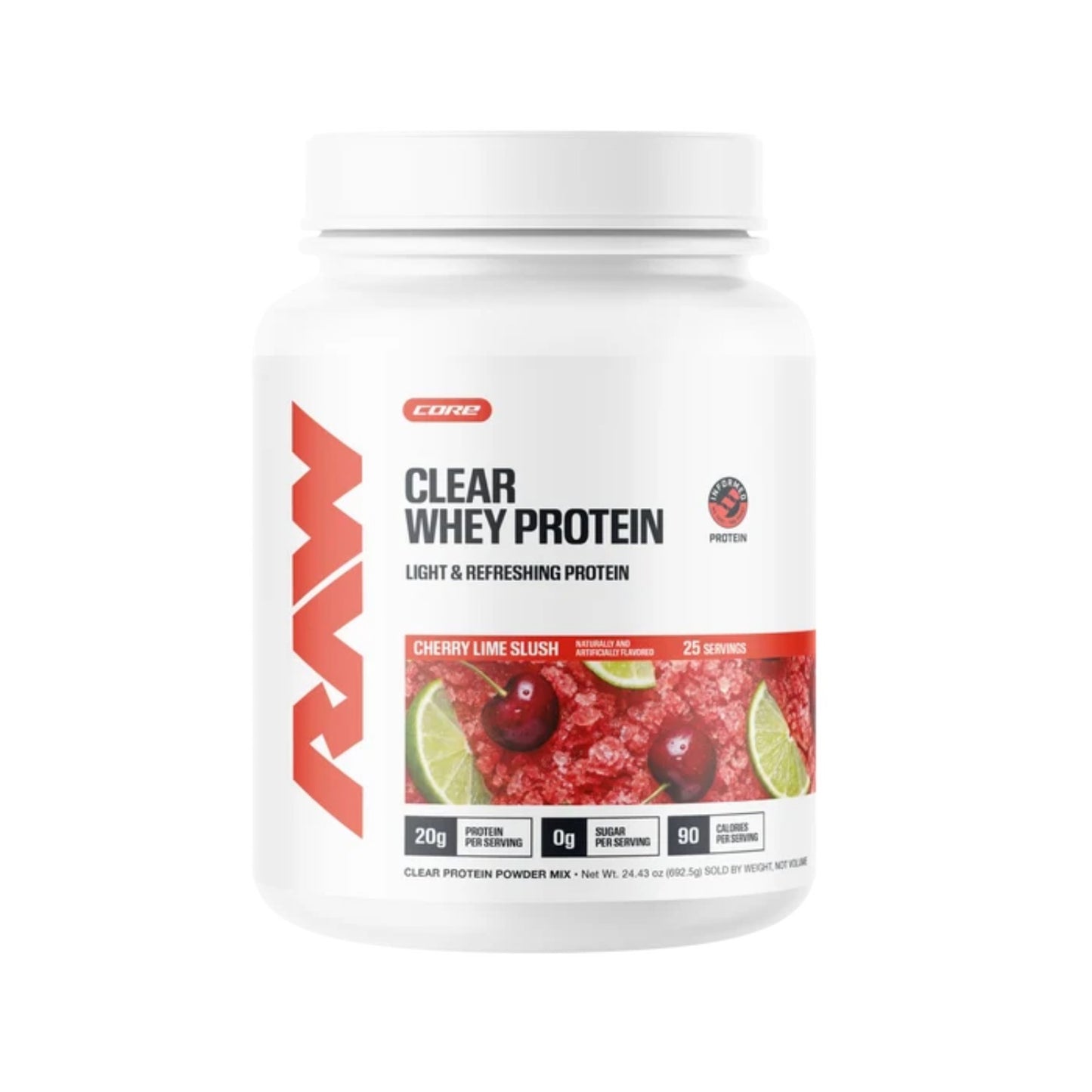 PROTEINA RAW CLEAR WHEY 25 SERVICIOS