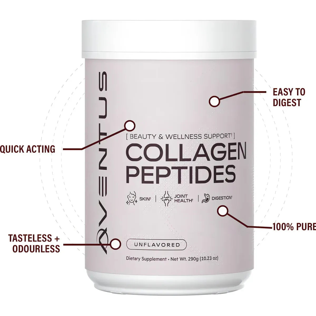 COLLAGEN PEPTIDES 290G SIN SABOR - Suplefit Mx