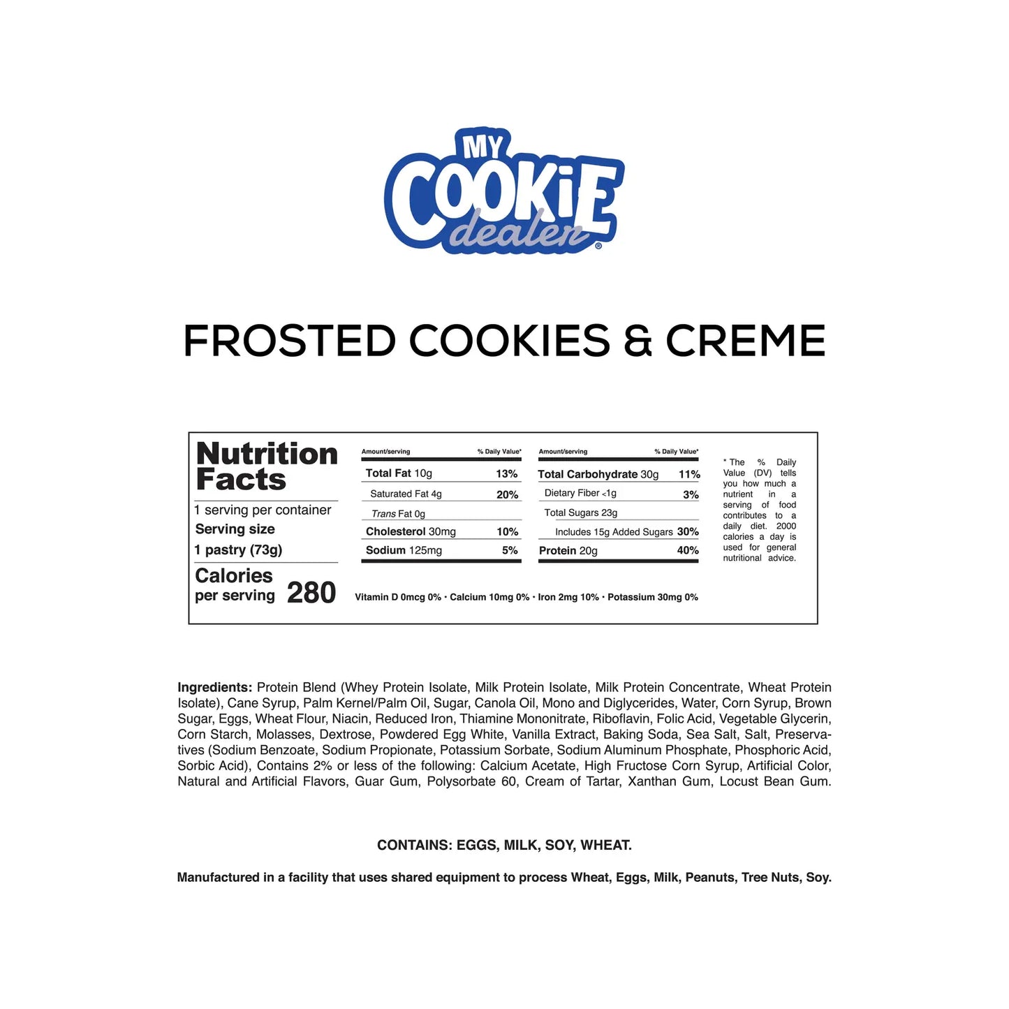 MY COOKIE DEALER PROTEIN PASTRY 12 PACK - Suplefit Mx