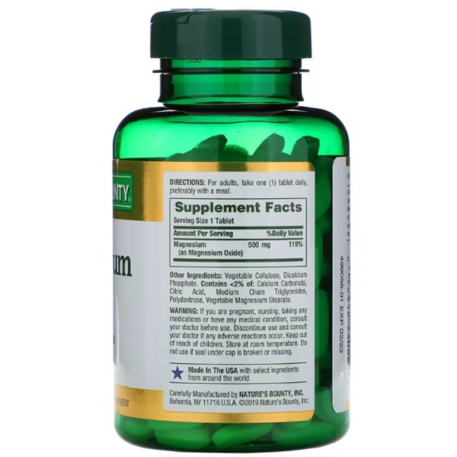 Magnesio 500mg - Suplefit Mx