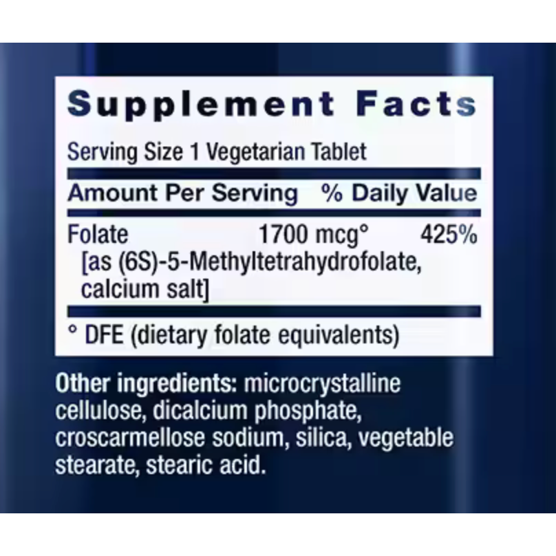Folato de Metilo 1700mcg - Suplefit Mx