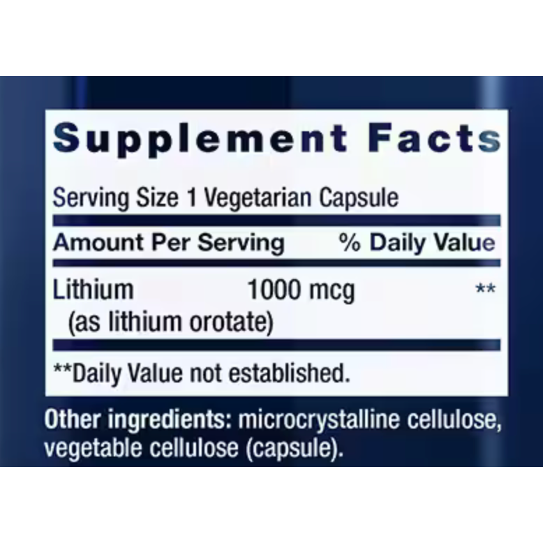 Litio 1000mcg - Suplefit Mx