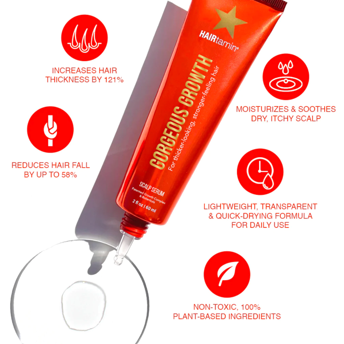 Gorgeous Growth Scalp Serum - Suplefit Mx