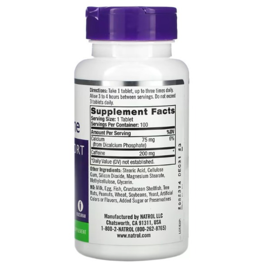 Cafeina 200mg - Suplefit Mx